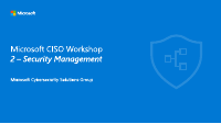 CISO Workshop Module 2 Security Management.pdf